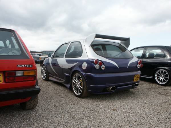 Ford Fiesta Modified Silver Blue