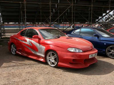 Hyundai Coupe Modified Alloy Wheels: click to zoom picture.