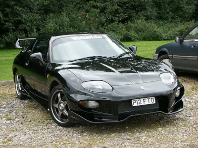 Mazda RX7 Black: click to zoom picture.