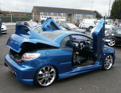 Peugeot 206 CC Modified: click to zoom picture.
