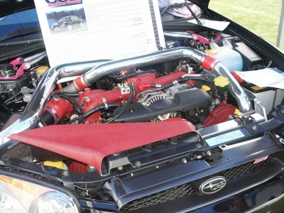 Subaru Impreza 500BHP Engine: click to zoom picture.