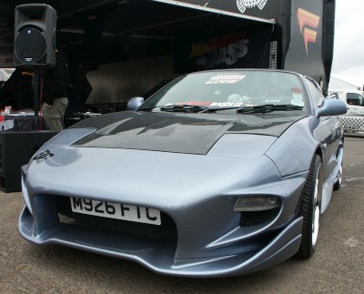 Toyota MR2 Carbon Bonnet: click to zoom picture.